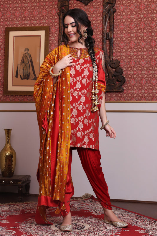 RAJ RED SUIT